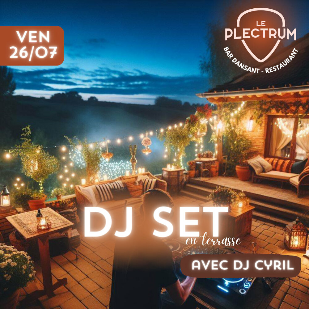 DJ terrasse Plectrum