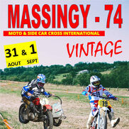 Démonstration de Motocross Vintage à Massingy