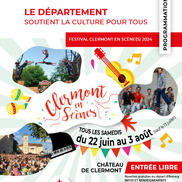 Festival Clermont en scène(s) 2024 au château de Clermont